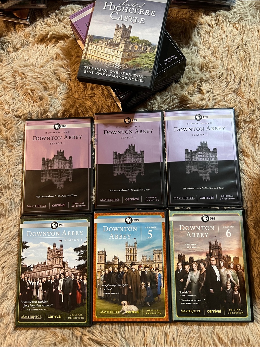 Downton Abbey DVD Collection - Complete Series 1-6 + Bonus DVD